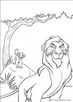 狮子王动画涂色卡56