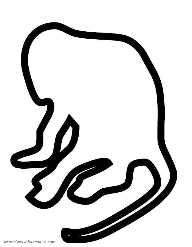 动物剪贴画模板43 动物剪贴画模板43