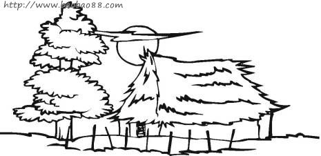 房子简笔画24