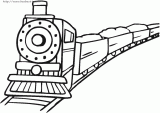 火车简笔画[24p]_交通工具简笔画(涂色图片) - 【宝宝