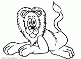 狮子简笔画[26p]_动物简笔画(涂色图片) - 【宝宝吧】