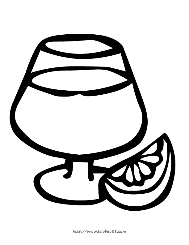 饮料,啤酒简笔画38