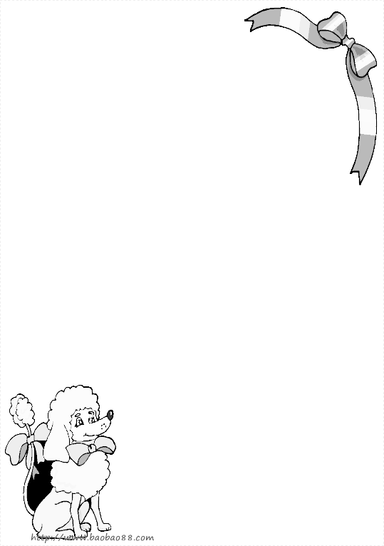 漂亮的儿童信纸