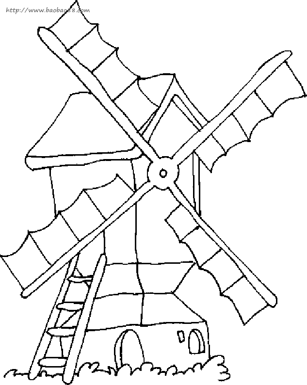 风车简笔画