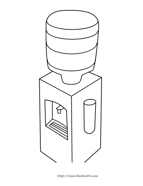 家居用品简笔画