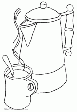 茶杯茶壶简笔画 高清图片