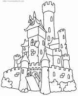 幽灵城堡简笔画