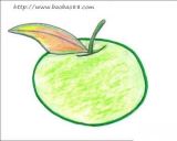学画画：苹果