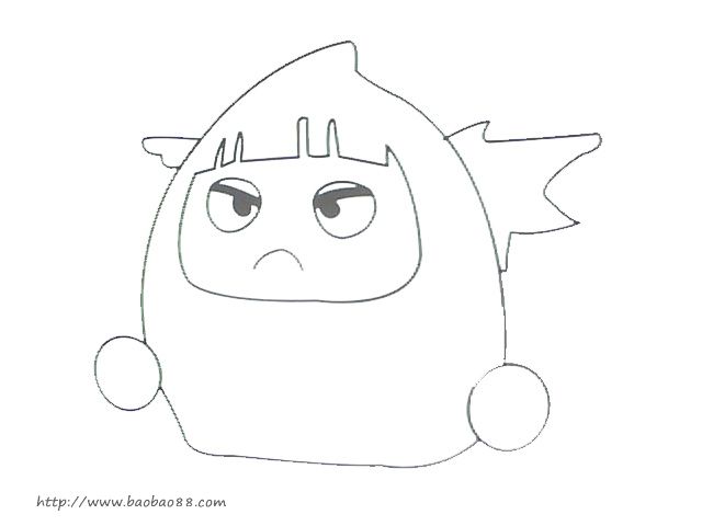 果宝特攻简笔画[15p]_卡通动漫简笔画(涂色图