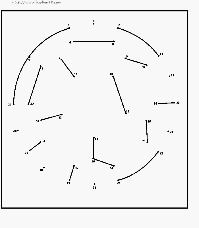 逐点连线学画画