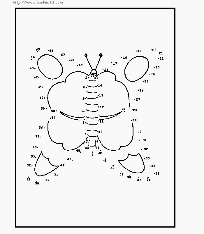 用点连线画画