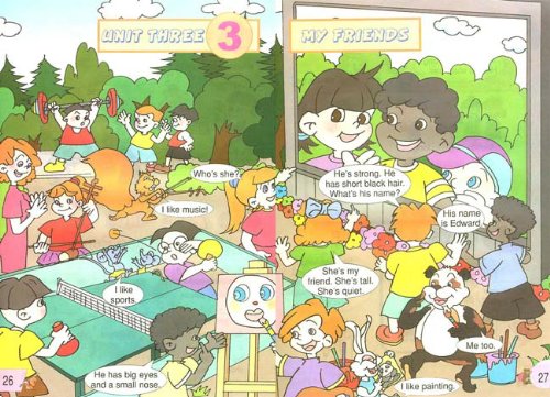pep小学英语课本 四年级上册高清图片