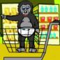 baby gorilla goes shopping