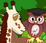 Oliver the owl and  geraldine the giraffe