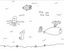 幼儿简笔画：海底世界