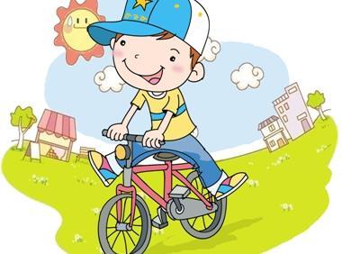 学骑自行车_小学五年级记事作文